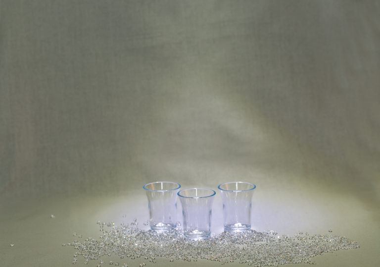 Shot Glass with Crystals